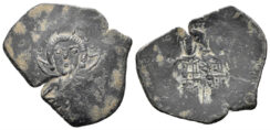 Alexius III. 1195-1203. Billon Aspron Trachy (3.07g, 26mm). Constantinople mint. SB 2012