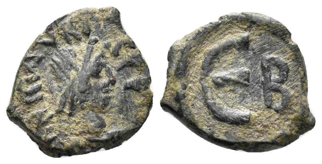 Maurice Tiberius. 582-602. AE Pentanummium (1.15g, 14mm). Constantinople mint. SB 501A