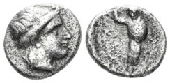 Greek, Uncertain. Circa 4th-3rd century BC. AR Hemidrachm (1.70g, 12mm). Unpublished in the standard references
