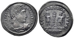 Constantine I ‘the Great’. 307-337 AD. AE Follis (1.50g, 18mm). Antioch mint. Struck 335-7 AD. RIC 86