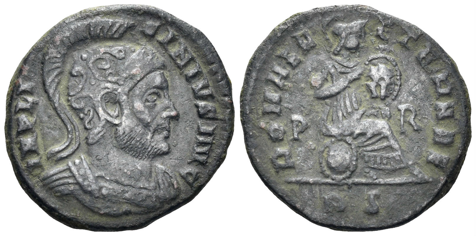 Licinius I. 308-324 AD. AE Follis (3.27g, 19mm). Rome mint. Struck 318/9 AD. RIC 151