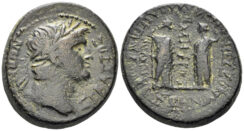 Phrygia, Laodikeia. Nero. 54-68 AD. AE 27mm (15.14g). Antonius Zenon II, priest for the fourth time. RPC I 2928