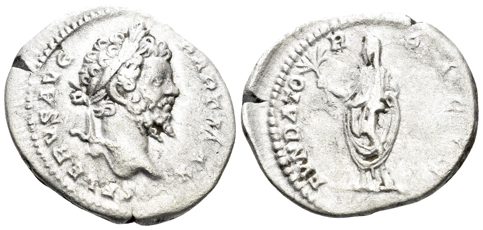 Septimius Severus. 193-211 AD. AR Denarius (3.31g, 20mm). Rome mint. Struck circa 200/1 AD. RIC 160