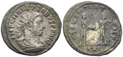 Probus. 276-282 AD. AE Antoninianus (3.15g, 23mm). Tripolis mint. Struck 280 AD. RIC 927