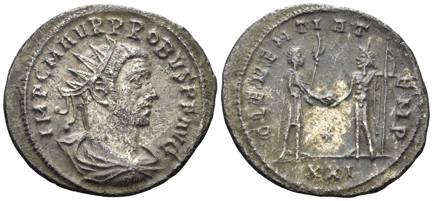 Probus. 276-282 AD. AE Antoninianus (3.15g, 23mm). Tripolis mint. Struck 280 AD. RIC 927