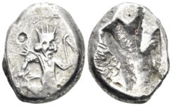 Achaemenid Empire. Circa 375-340 BC. AR Siglos (5.63g, 17mm). Sardeis mint. Carradice Type IV C