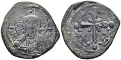 Time of Nicephorus III. 1078-1081. AE Anonymous Follis (5.67g, 25mm). Constantinople mint. SB 1889