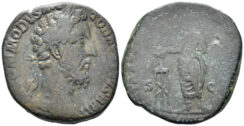 Commodus. 177-192 AD. AE Sestertius (19.00g, 30mm). Rome mint. Struck 184 AD. RIC 441c