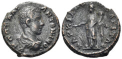 Moesia Inferior, Marcianopolis. Diadumenian, Caesar. 217-218 AD. AE 21mm (3.10g). Varbanov 1357