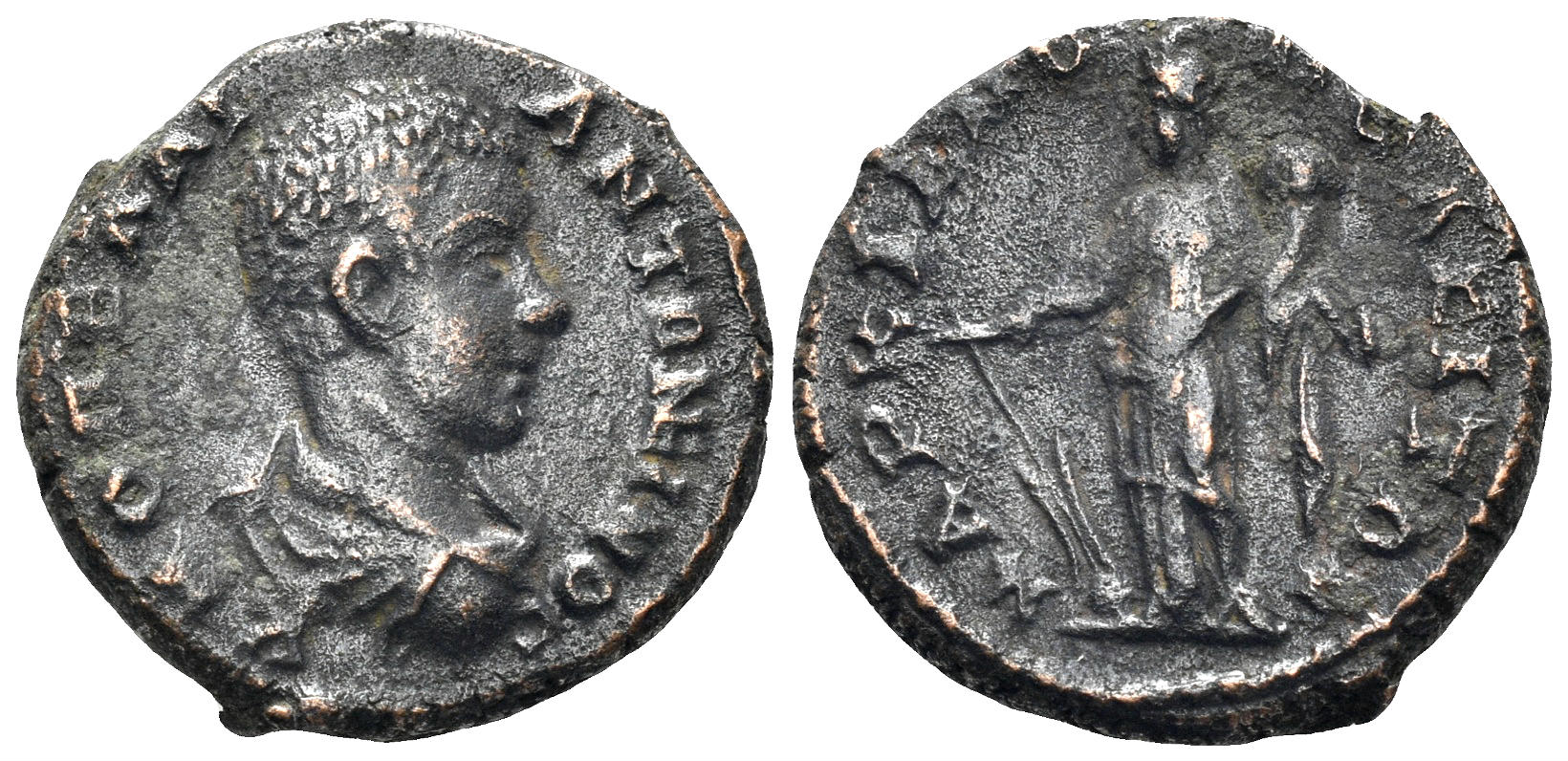 Moesia Inferior, Marcianopolis. Diadumenian, Caesar. 217-218 AD. AE 21mm (3.10g). Varbanov 1357