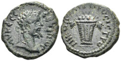 Moesia Inferior, Nikopolis. Septimius Severus. 193-211 AD. AE 18mm (2.66g). Varbanov 2401 var.