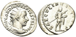 Gordian III. 238-244 AD. AR Antoninianus (4.63g, 24mm). Antioch mint. Struck 242-4 AD. RIC 216
