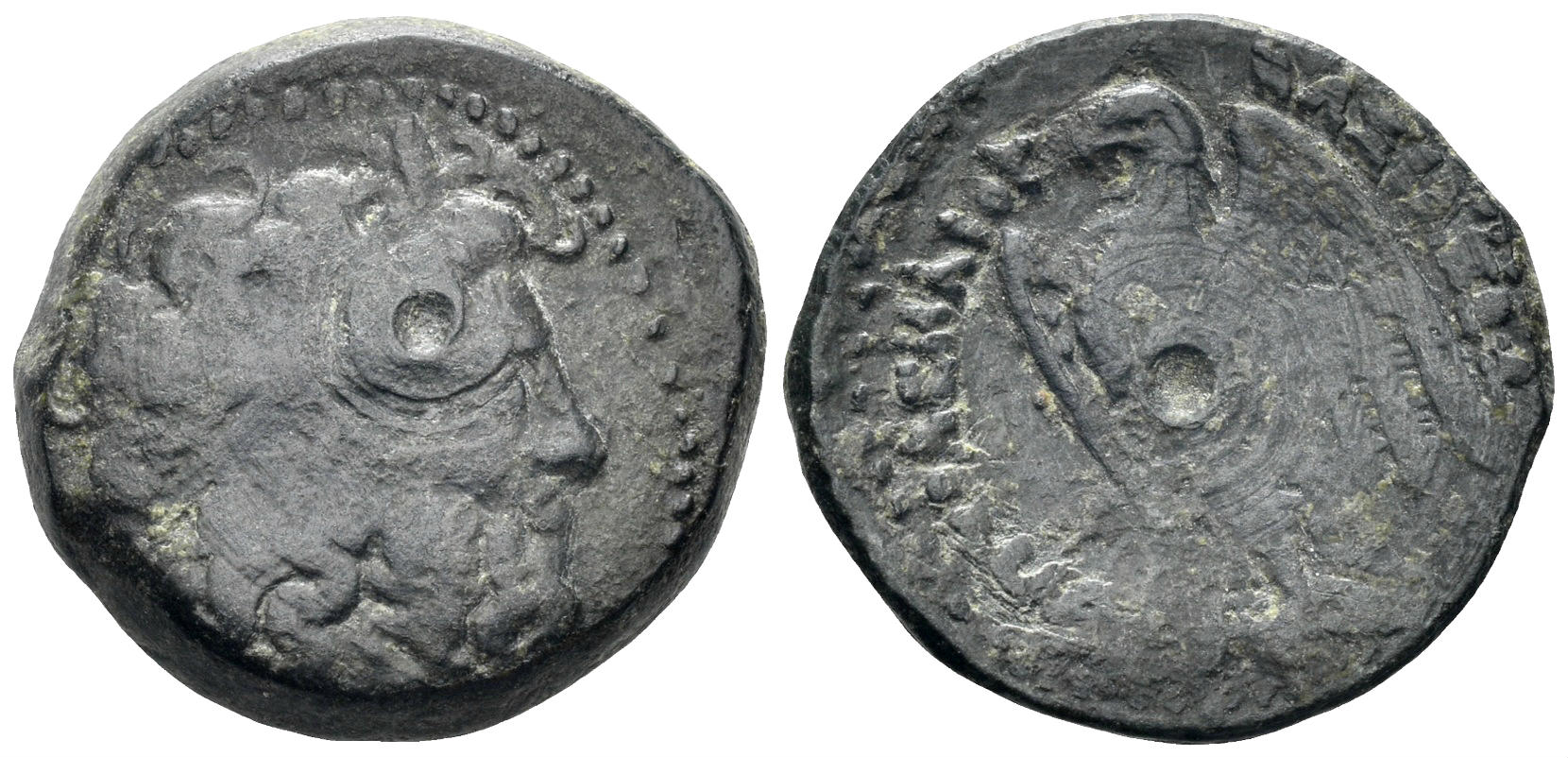 Ptolemaic Kingdom. Ptolemy II Philadelphos. 285-246 BC. AE Hemiobol (5.69g, 20mm). Alexandria mint. Circa 265-246 BC. Svoronos 484