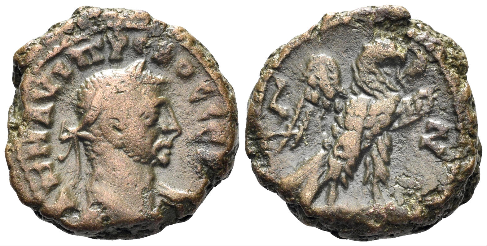 Egypt, Alexandria. Probus. 276-282 AD. Potin Tetradrachm (8.26g, 18mm). Dattari (Savio) 5555