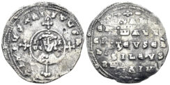John I Zimisces, 969-976. AR Miliaresion (2.40g, 21mm). Constantinople mint. SB 1792