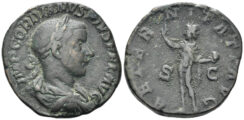 Gordian III. 238-244 AD. AE Sestertius (17.25g, 30mm). Rome mint. Struck 241-3 AD. RIC 297a