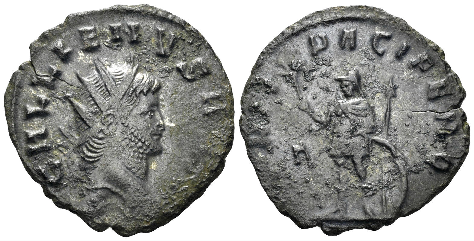 Gallienus. 253-268 AD. AE Antoninianus (2.64g, 21mm). Milan mint. Struck 264-7 AD. RIC 236
