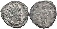 Postumus. 260-269 AD. AR Antoninianus (2.86g, 20mm). Colonia Agrippinensis mint. Struck 261 AD. RIC 75