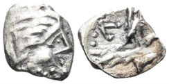 Lykaonia, Laranda. 4th century BC. AR Obol (0.44g, 10mm). Gökturk 70