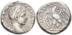 Seleucis and Pieria, Antioch. Elagabalus. 218-222 AD. AR Tetradrachm (12.66g, 24mm). Prieur 249