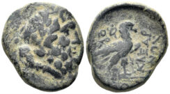Phrygia, Amorion. Circa 2nd-1st century BC. AE 22mm (7.28g). Klear-, magistrate. Cf. BMC 2
