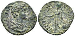 Kilikia, Ninica-Claudiopolis. Julia Mamaea, Augusta. 222-235 AD. AE 22mm (5.57g). RPC VI 6904