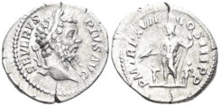 Septimius Severus. 193-211 AD. AR Denarius (3.51g, 20.5mm). Rome mint. Struck 209 AD. RIC 226