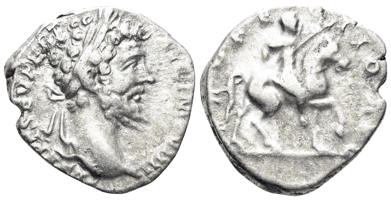 Septimius Severus. 193-211 AD. AR Denarius (2.78g, 17mm). Rome mint. Struck 197 AD. RIC 106