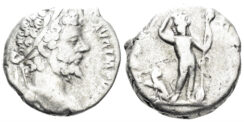 Septimius Severus. 193-211 AD. AR Denarius (2.99g, 15.5mm). Rome mint. Struck 197 AD. RIC 99