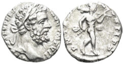 Septimius Severus. 193-211 AD. AR Denarius (3.00g, 18mm). Rome mint. Struck 195/6 AD. RIC 67