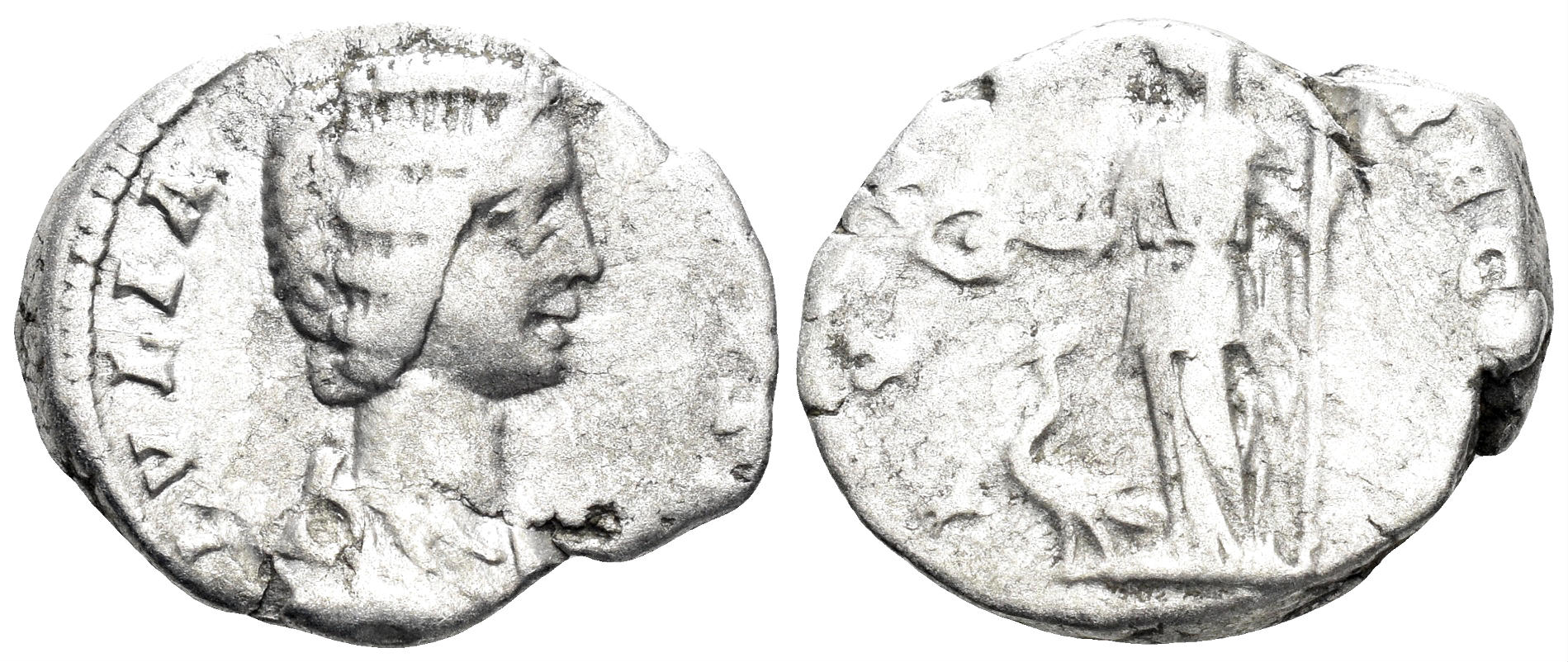 Julia Domna, Augusta. 193-217 AD. AR Denarius (3.25g, 18.5mm). Rome mint. Struck 195 AD. RIC 560