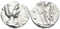 Julia Domna. Augusta, 193-217 AD. AR Denarius (2.81g, 17mm). Rome mint. Struck 198-200 AD. RIC 556