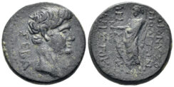 Phrygia, Dionysopolis. Tiberius. 14-37 AD. AE 18mm (5.64g). Aristos Aristou, magistrate. RPC I 3118