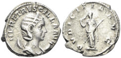 Herennia Etruscilla, Augusta. 249-251 AD. AR Antoninianus (3.87g, 22mm). Rome mint. RIC 58b