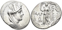 Phoenicia, Arados. Circa 138/7-44/3 BC. AR Tetradrachm (15.12g, 31mm). Dated CY 131 (129/8 BC). DCA 772