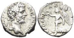 Septimius Severus. 193-211 AD. AR Denarius (2.99g, 17mm). Rome mint. Struck 197 AD. RIC 76