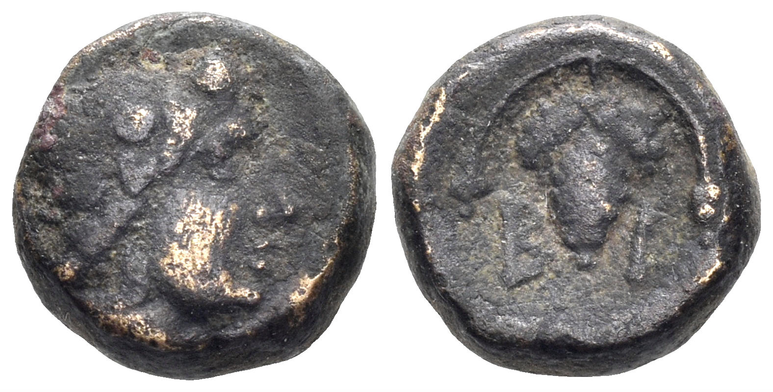 Thrace, Bisanthe. 2nd century BC. AE 10mm (2.02g). Schönert-Geiss, Bisanthe 52-57