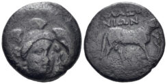 Ionia, Klazomenai. 4th century BC.AE 21mm (3.72g). SNG München 483
