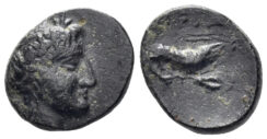 Mysia, Priapos. 4th-3rd centuries BC. AE 11.5mm (1.11g). SNG BN 2403