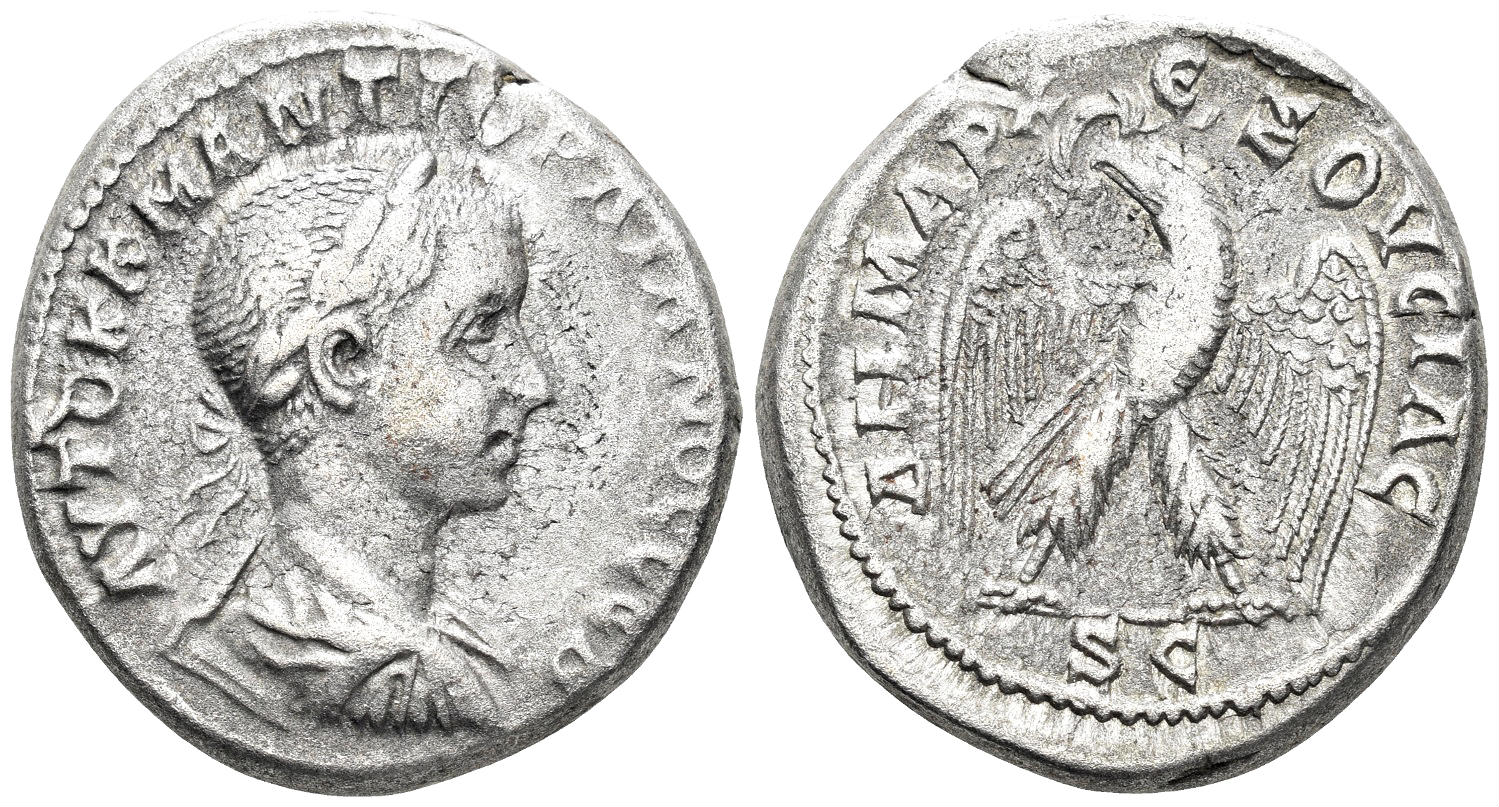 Seleucis and Pieria, Antioch. Gordian III. 238-244 AD. AR Tetradrachm (14.17gm, 25.5mm). Prieur 282