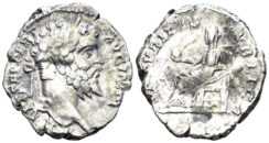 Septimius Severus. 193-211 AD. AR Denarius (3.27g, 19mm). Rome mint. Struck 197/8 AD. RIC 93