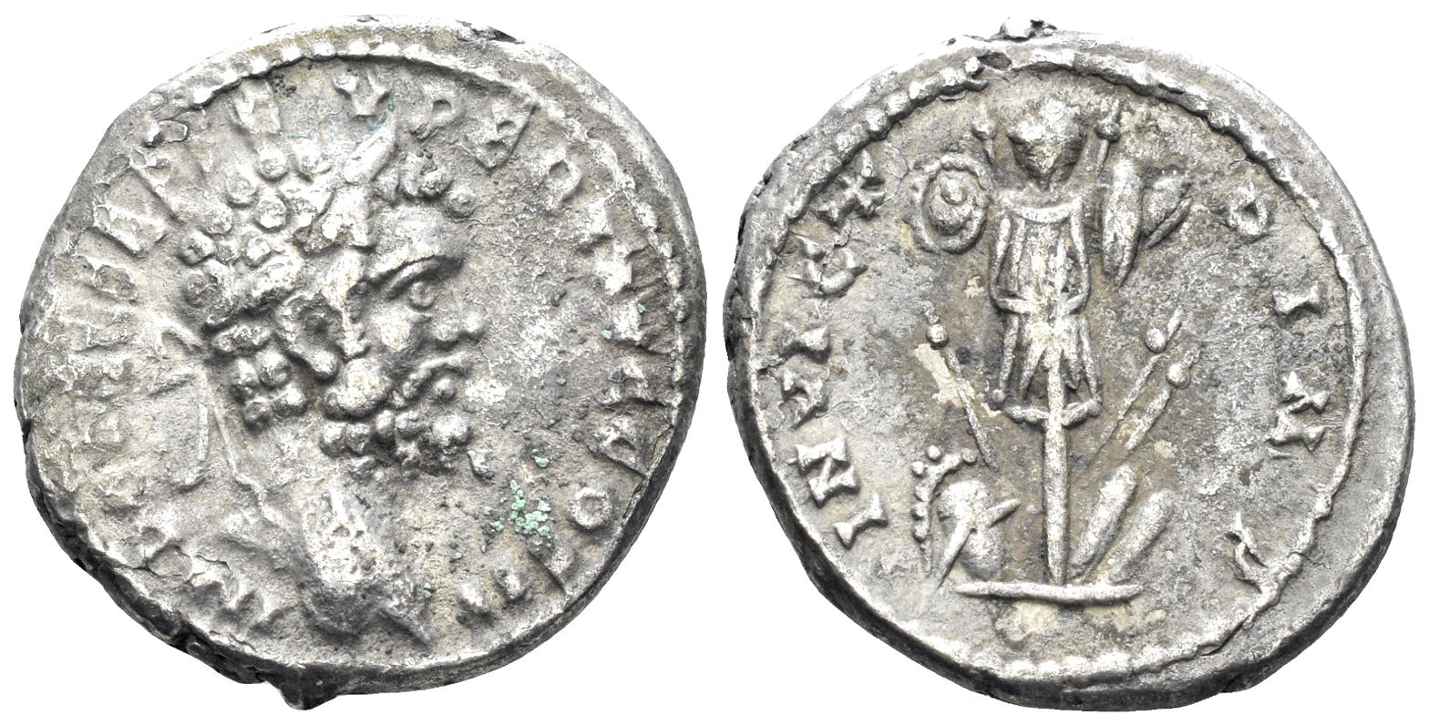 Septimius Severus. 193-211 AD. AR Denarius (3.58g, 19mm). Emesa mint. Struck 194/5 AD. RIC 389