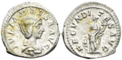 Julia Maesa, Augusta. 218-222/3 AD. AR Denarius (3.00g, 20mm). Struck 218-20 AD. RIC 249