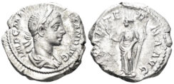 Severus Alexander. 222-235 AD. AR Denarius (3.36g, 19mm). Rome mint. Struck 222-8 AD. RIC 165