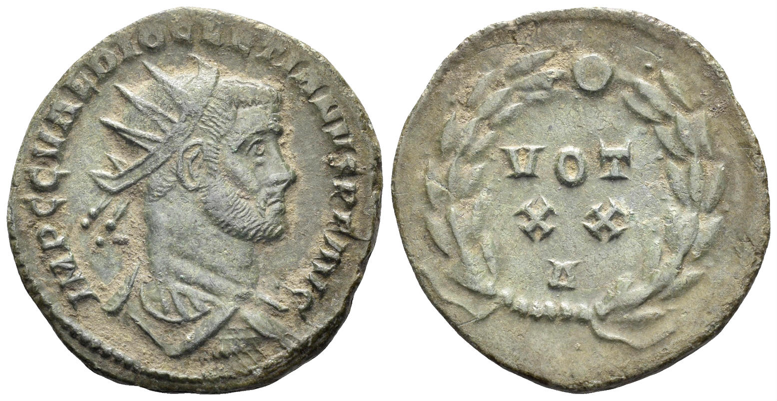 Diocletian. 284-305 AD. AE Radiatus (2.81g, 20.5mm). Rome mint. Struck 297/8 AD. RIC 77a