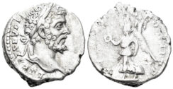 Septimius Severus. 198-211 AD. AR Denarius (2.87g, 18mm). Rome mint. Struck 195 AD. RIC 58