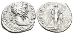 Septimius Severus. 198-211 AD. AR Denarius (3.33g, 18mm). Rome mint. Struck 198-202 AD. RIC 126a