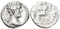 Septimius Severus. 193-211 AD. AR Denarius (3.43g, 16mm). Rome mint. Struck 196/7 AD. RIC 78a