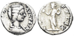 Julia Domna, Augusta. 193-217 AD. AR Denarius (2.90g, 17mm). Rome mint. Struck 198-200 AD. RIC 580