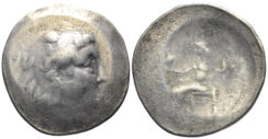 Celtic Eastern Europe. 3rd.-2nd century BC. AR Tetradrachm (13.02g, 28.5mm). Lanz 910